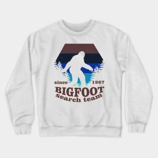 Bigfoot Search Team and Sasquatch T Shirts Crewneck Sweatshirt